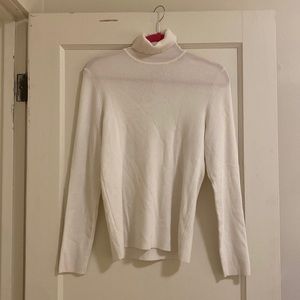 Chico’s white turtle neck top : size S
